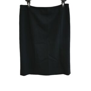 Christian Dior Black Pencil Skirt slits on back